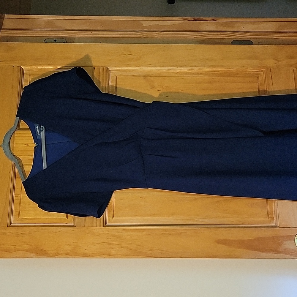 ModCloth “Poetic Presence" Faux-Wrap Dress size XL